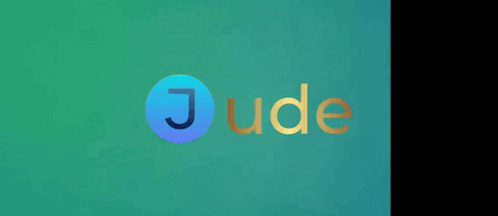 Blue Circle With Gold Letters Jude
