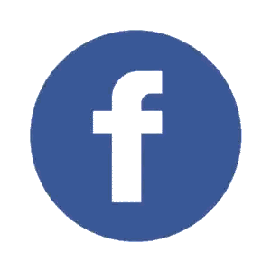 Blue Circle with White F