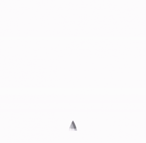 Blue Circle With White Triangle and Circle