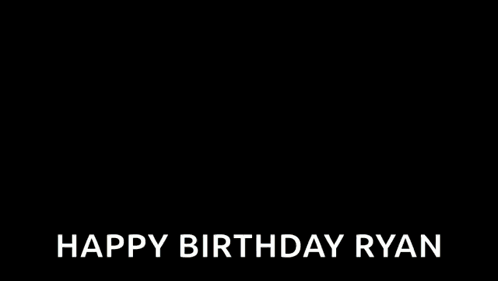 Blue Dog Smiling Happy Birthday Ryan