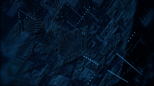 Blue Dots on Dark Blue Background