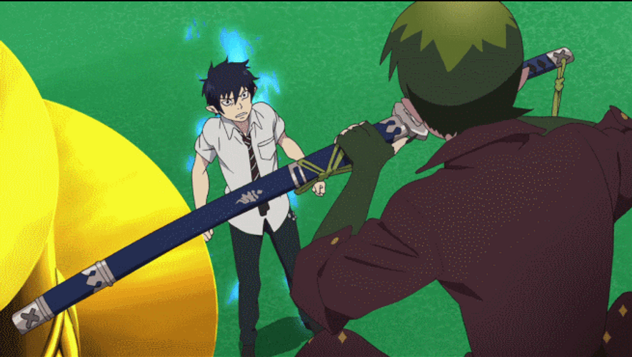 Blue Exorcist Amaimon Plays With Sword GIF