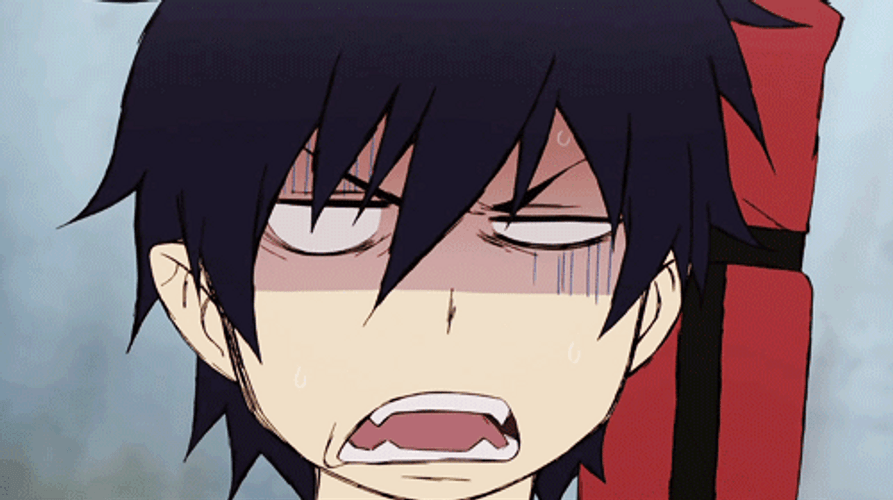 Blue Exorcist Can't Understand Brain Dead Confused GIF
