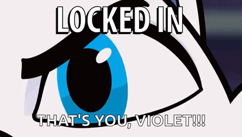 Blue Eye Locked In That's You Violet