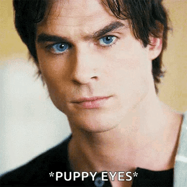 Blue Eyed Man Puppy Eyes
