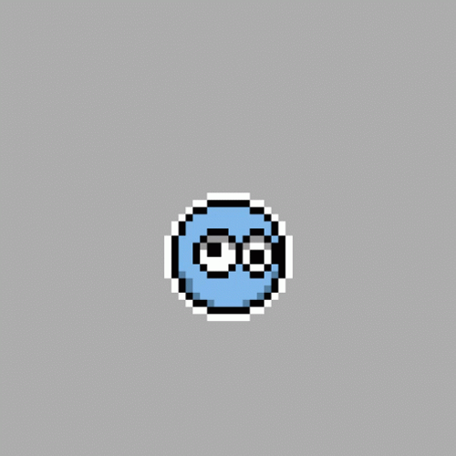 Blue Face Emoji Confusion GIF