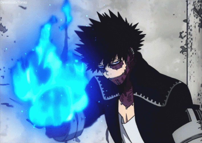 Blue Fire Dabi GIF