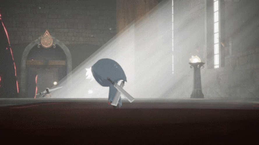 Blue Fire Monster Anime GIF