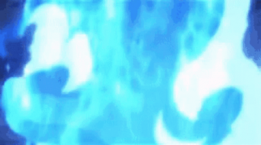 Blue Fire Strong Attack GIF