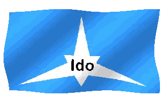 Blue Flag with White Star and Ido