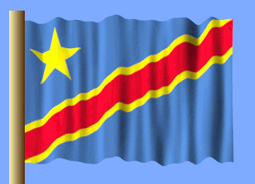 Blue Flag With Yellow Star GIF