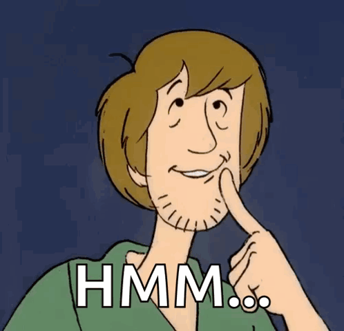 Blue Hair Man With Delete Their Files Hat GIF
