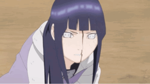 Blue-Haired Girl Standing in Front of Rubble