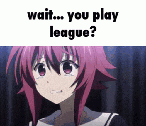 Blue Haired Person Saying Yay Romi Is Online GIF