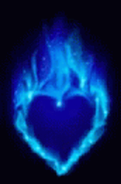 flaming heart gif