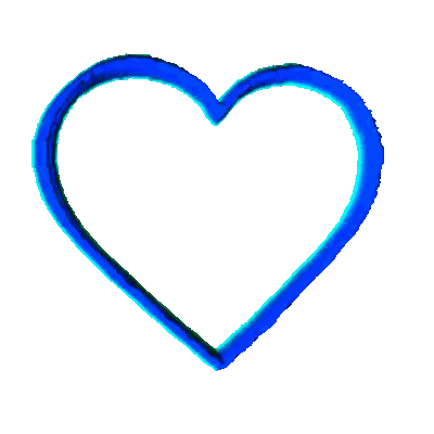 Blue Heart Painting
