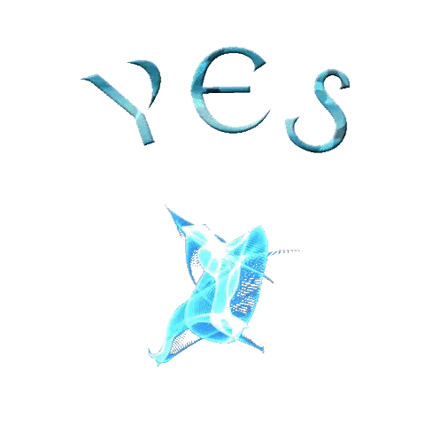 Blue Heart Saying Yes