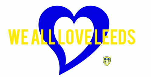 Blue Heart We All Love Leeds
