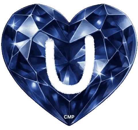 Blue Heart With U