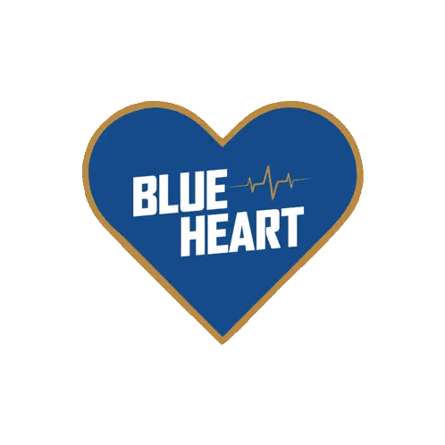 Blue Heart With Words Blue Heart