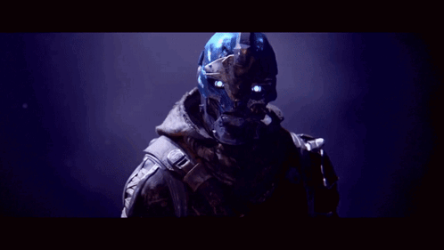 Blue Helmet Video Game Character I'm Coming Home Ace