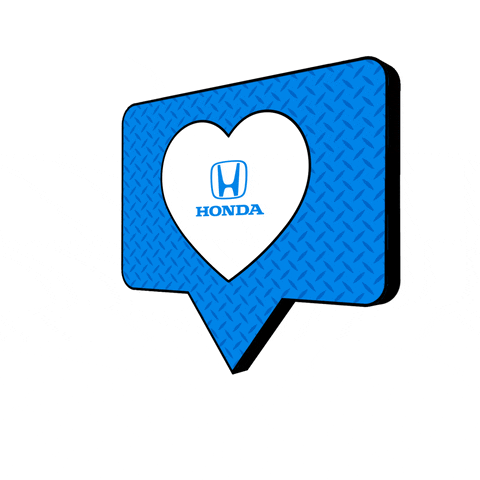 Blue Honda Instagram Like Button GIF