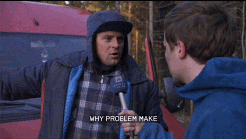 Blue Jacket Man When You Know Problem Don't Want To Make GIF