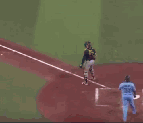 Blue Jays Player Giving Peace Sign