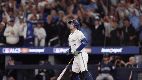 Blue Jays Player Holding Bat GIF