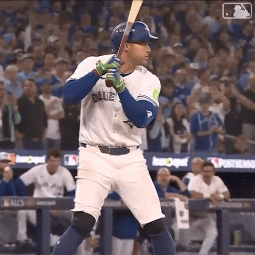 Blue Jays Player Ready to Swing Bat