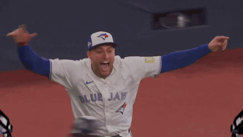 Blue Jays Players Hugging GIF