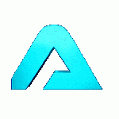 Blue Letter A With Triangle