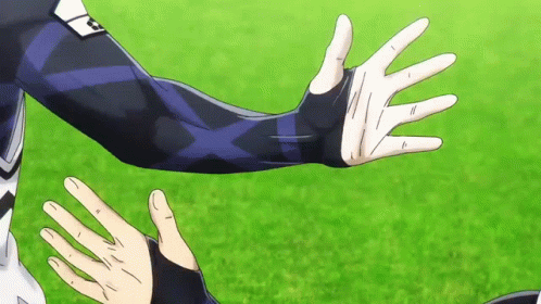 Blue Lock Isagi And Nagi High Five GIF