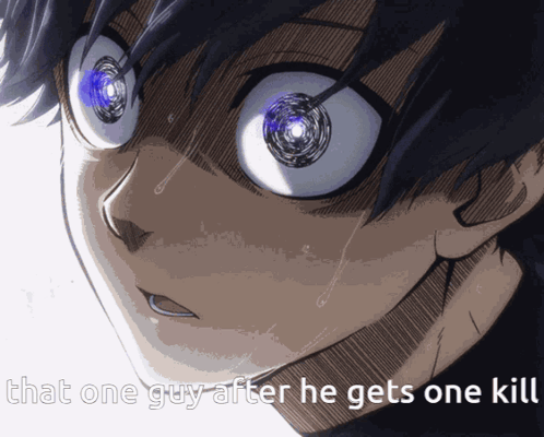Blue Lock Isagi That One Guy After Kill GIF