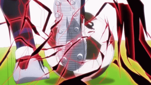 Blue Lock King Barou Kick GIF