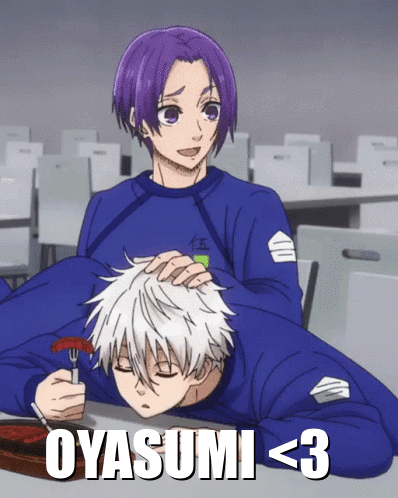 Blue Lock Nagi And Mikey Oyasumi GIF