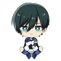 Blue Lock Rin Sticker GIF