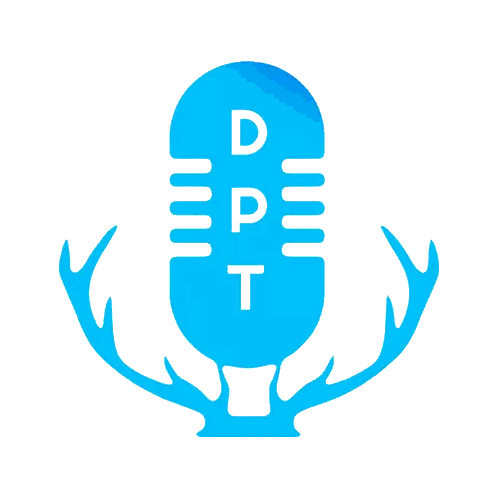 Blue Microphone with DPT Letters