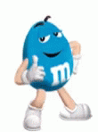 Blue Mms Thumbs Up GIF