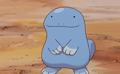 Blue Monster With Smiley Face