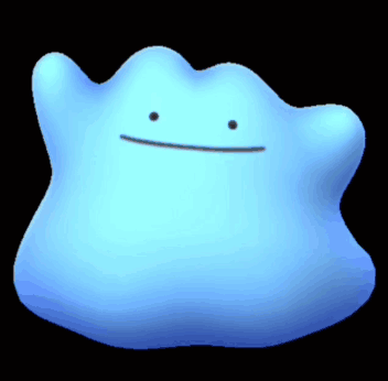 Blue Monster With Smiley Face
