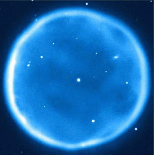 Blue Moon Glowing Ball GIF