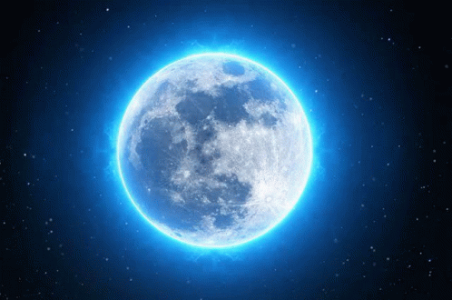Blue Moon Luminous Light GIF