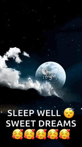 Blue Moon Sleep Well Sweet Dreams GIF