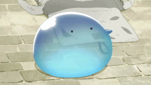 Blue Object With Blue Tail
