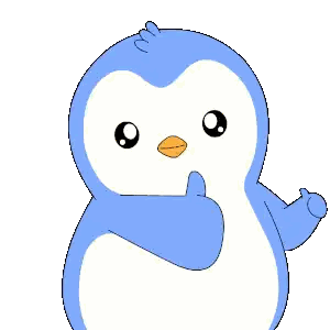 Blue Penguin Waving