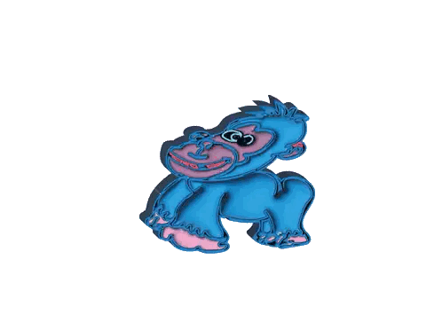 Blue Pink Gorilla With R
