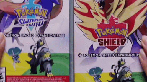 Blue Pokemon with White Collar Sitting at Green Building
