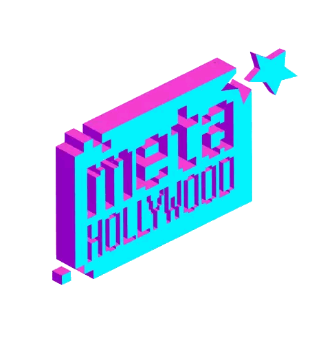 Blue Purple Meta Hollywood Logo