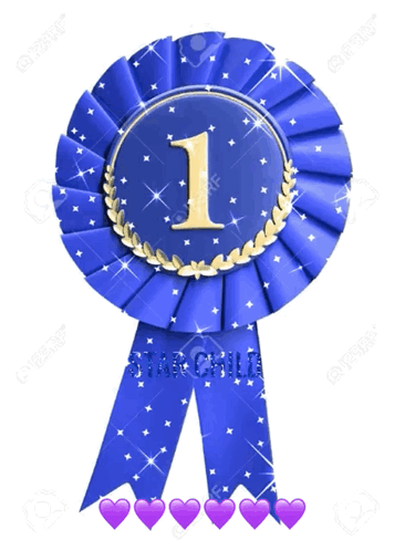 Blue Ribbon Number 1 Star Child